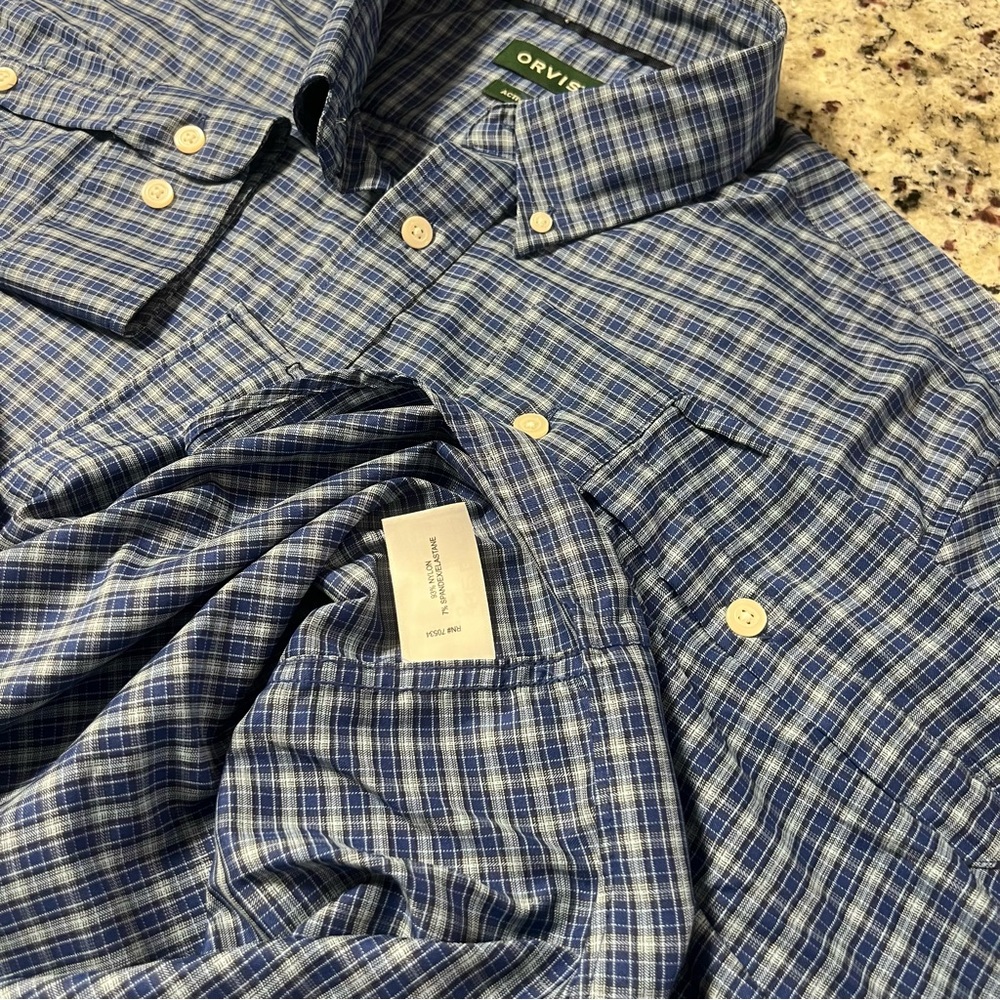 Orvis, Performance, Active Fit, Button Up Long Sl… - image 3